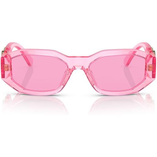 Versace occhiali da sole vk4429u 5370/5 biggie rosa/fucsia bambini