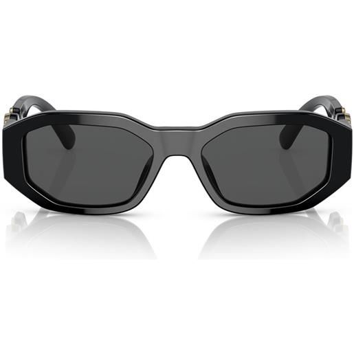 Versace occhiali da sole vk4429u gb1/87 biggie nero/grigio scuro bambini