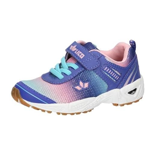 Lico barney vs, scarpe da ginnastica, unisex - bambini e ragazzi, rosa viola turchese, 35 eu