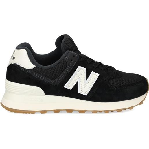 Collezione scarpe uomo nero, new balance 574: prezzi, sconti