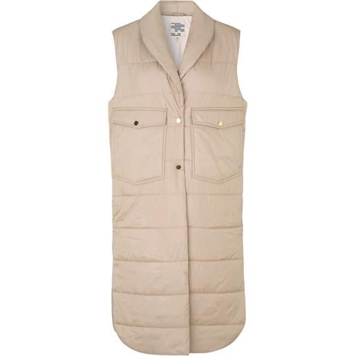 Baum Und Pferdgarten gilet lungo diona trapuntato - toni neutri