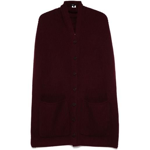 JOSEPH sciarpa con bottoni - rosso