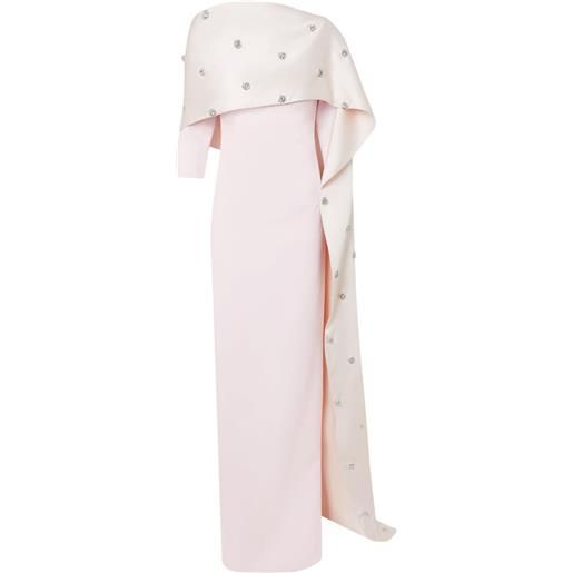 Safiyaa abito con mantella - rosa