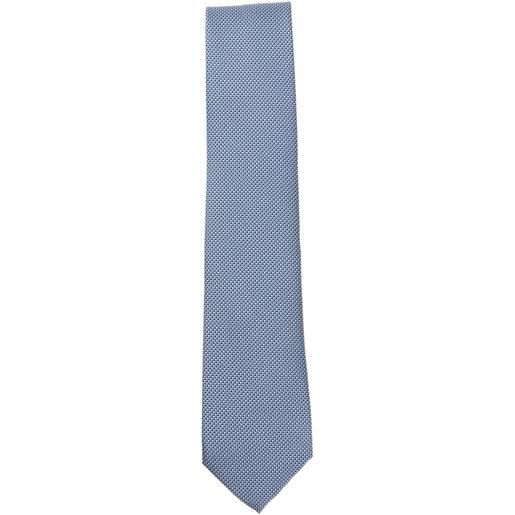 Brioni cravatta con motivo geometrico - blu