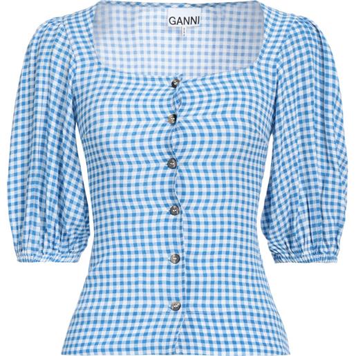 GANNI - camicia a quadri