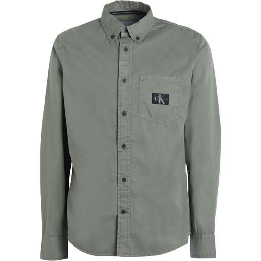 CALVIN KLEIN JEANS - camicia tinta unita