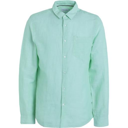 CALVIN KLEIN - camicia in lino
