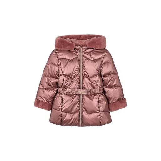 Mayoral giaccone metallizato cinta per bambine e ragazze cipria 5 anni (110cm)