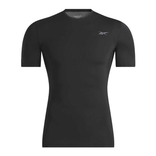 Reebok id train/workout ready, t-shirt uomo, black, 