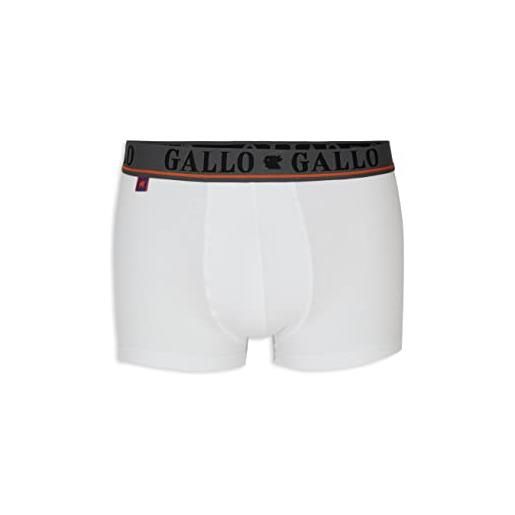 Gallo boxer basico intimo cotone bianco tinta unita