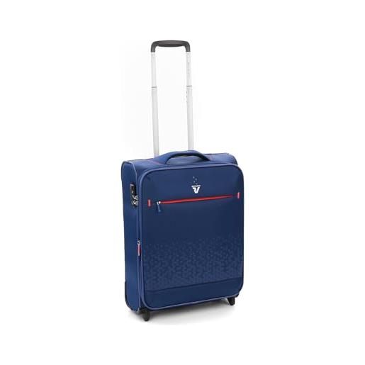 RONCATO crosslite trolley cabina morbido espandibile 2 ruote blu