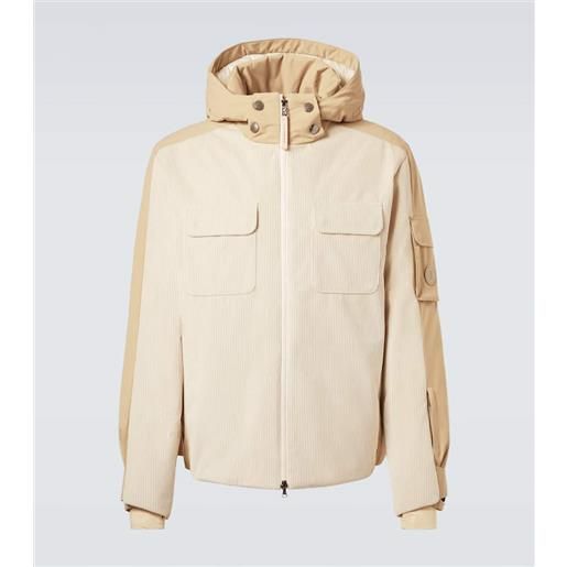 Bogner giacca da sci cobe-d in maglia a coste con pannelli in piuma