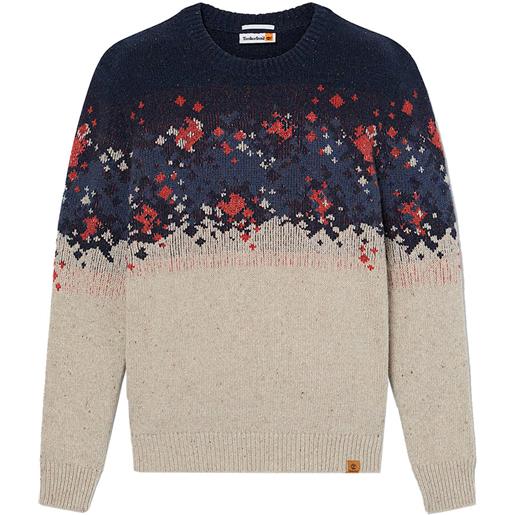 TIMBERLAND maglione girocollo norvegese fairisle