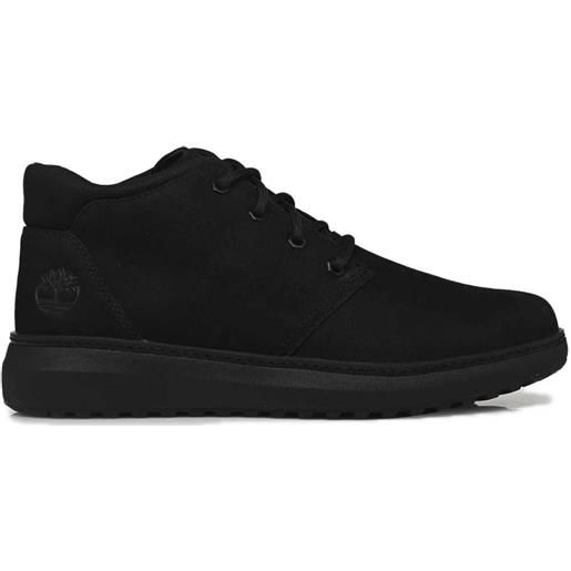 TIMBERLAND hudson road mid lace chukka boot black nabuk
