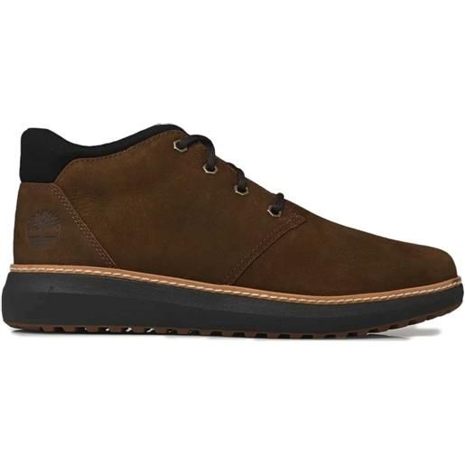 TIMBERLAND hudson road mid lace chukka boot dark brown nabuk