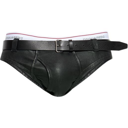 DSQUARED2 x magliano slip cruise - nero