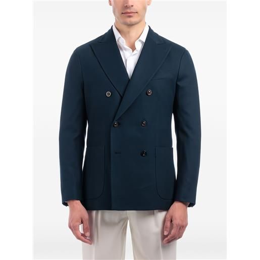 Boglioli blazer doppiopetto con revers a lancia - blu