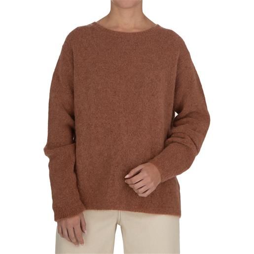 KARTIKA | maglione scollo rotondo marrone