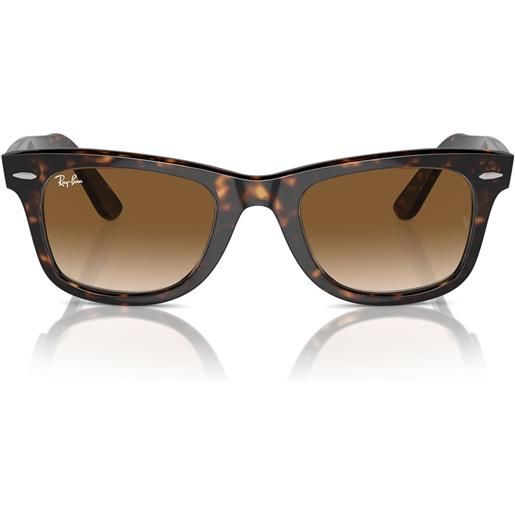 Ray-Ban occhiali da sole rb2140 902/51 wayfarer havana/marrone unisex