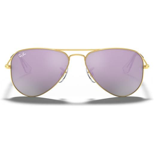 Ray-Ban occhiali da sole rj9506s 249/4v junior aviator oro/lilla bambini