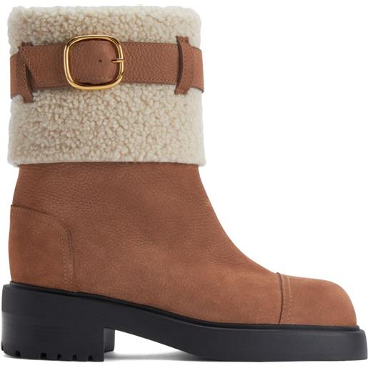 Giuseppe Zanotti stivaletti courmayeur - marrone