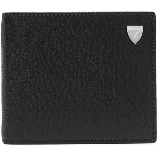 Aspinal Of London portafoglio bi-fold - nero