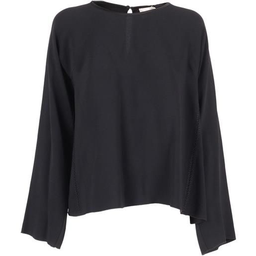 Forte Forte blusa a maniche lunghe - nero