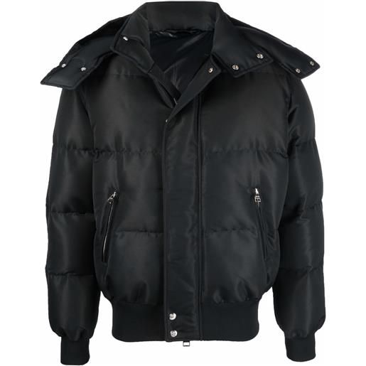 Alexander McQueen piumino con stampa - nero