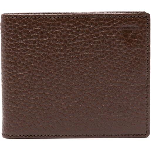 Aspinal Of London portafoglio con logo - marrone