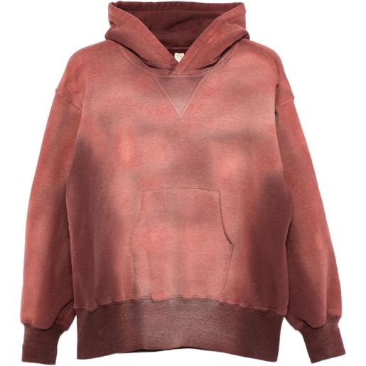 TAIGA TAKAHASHI felpa con cappuccio - rosso