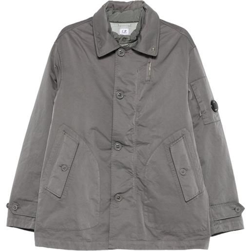 C.P. Company cappotto con bottoni - grigio