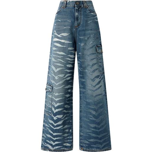 PINKO jeans con stampa - blu