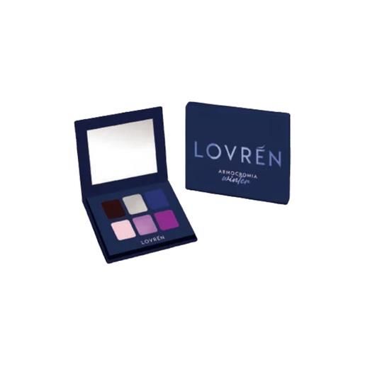 Lovrén lovren - palette ombretti armocromia stagione inverno confezione 6 ombretti
