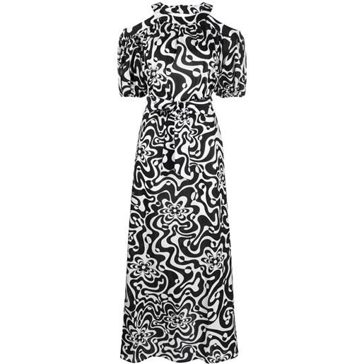 Vivetta abito con stampa - nero
