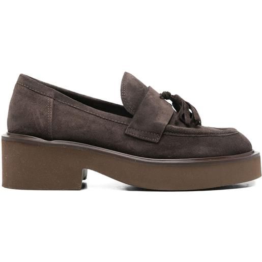 Fabio Rusconi mocassini con nappa - marrone