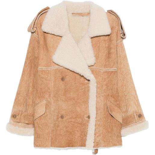 Salvatore Santoro cappotto doppiopetto - marrone