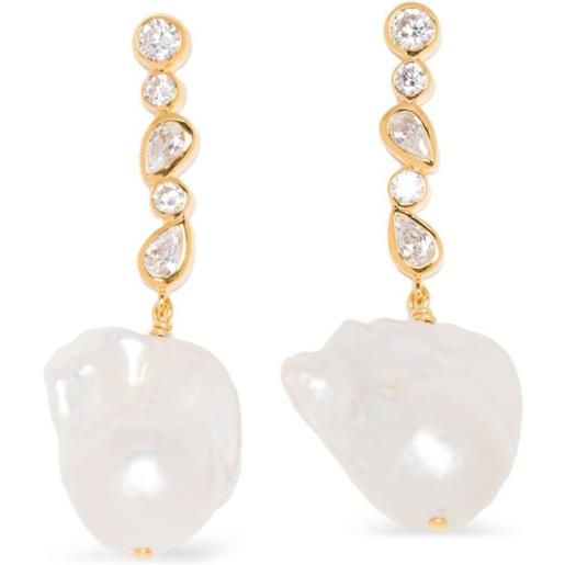 Orecchini Pendente In Argento 925 Rodiato Con Zirconia: Lo Splendore Dei Classici - 4
