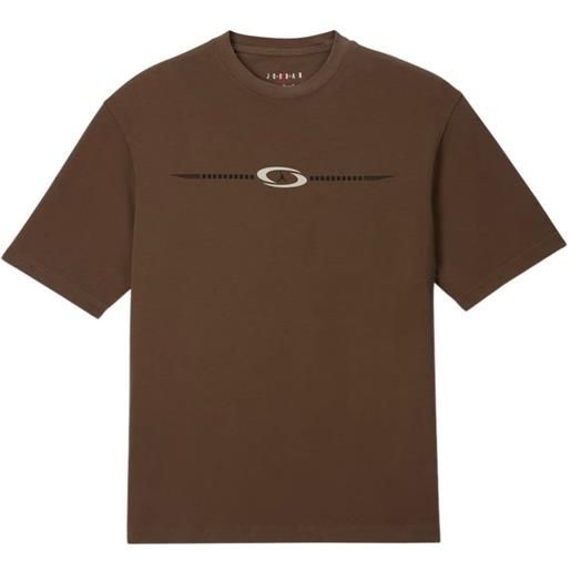Jordan x travis scott t-shirt - marrone