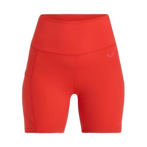 Roxy heart into it biker pantaloncini a vita elastica donna