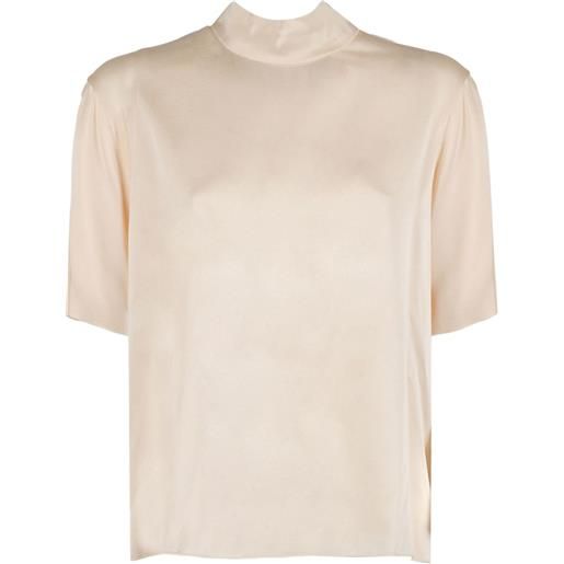 Forte Forte blusa a maniche corte - toni neutri