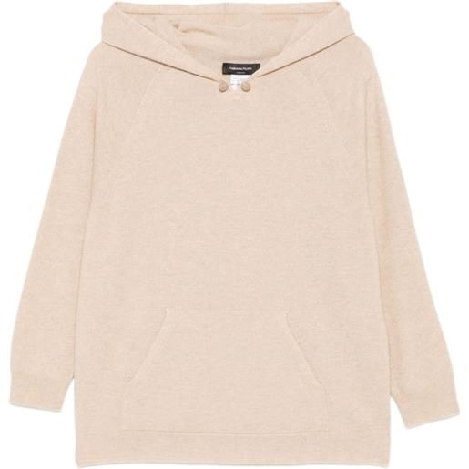 Fabiana Filippi felpa con cappuccio - toni neutri