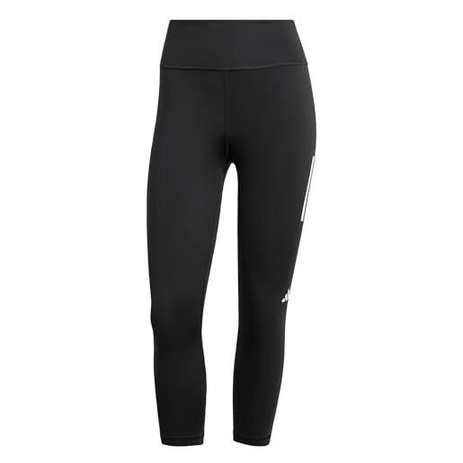 adidas donna own the run 3/4 leggings, black, xs