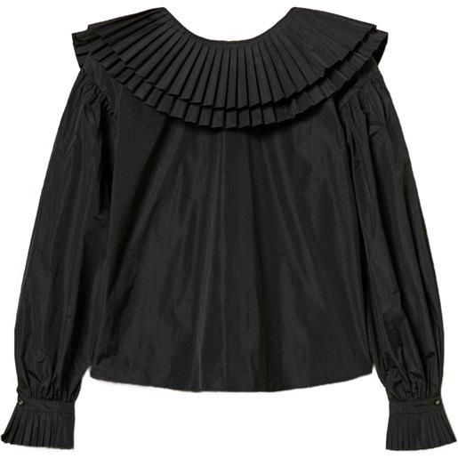 TWINSET camicia con balze - nero
