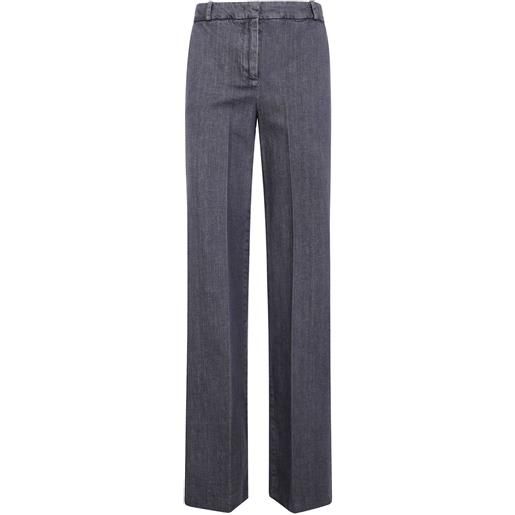 Kiltie chino in cotone con pieghe - grigio