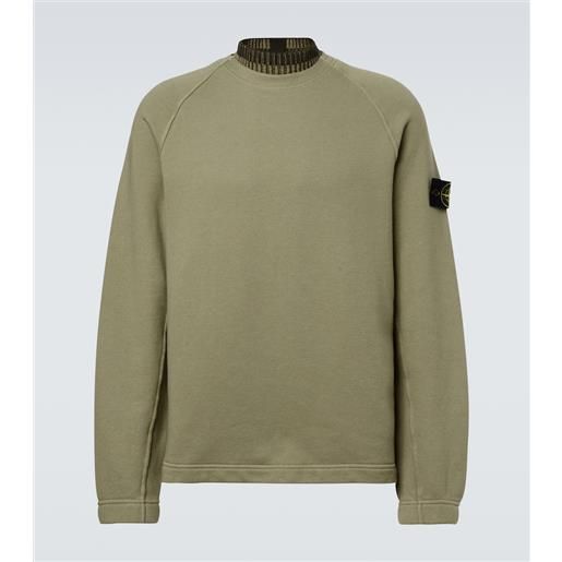 Stone Island felpa compass in cotone