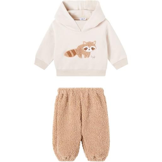 Il Gufo baby - felpa e pantaloni con ricamo