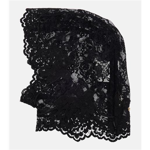 Valentino cappuccio in pizzo