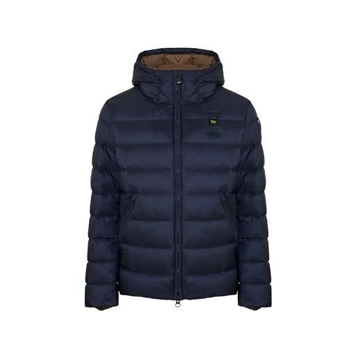 Blauer piumino con cappuccio acton (it, testo, l, regular, regular, blu)