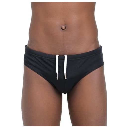 DSQUARED2 slip mare da uomo neri stampa logo in bianco sul retro 52