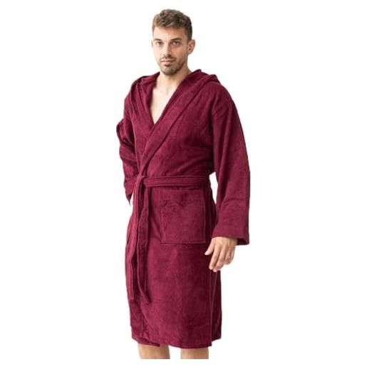 COGAL® - accappatoio spugna uomo, collezione ranger 300gr, disponibile in diverse taglie e colori, fino alla xxxl - 100% cotone, leggero e ultra assorbente